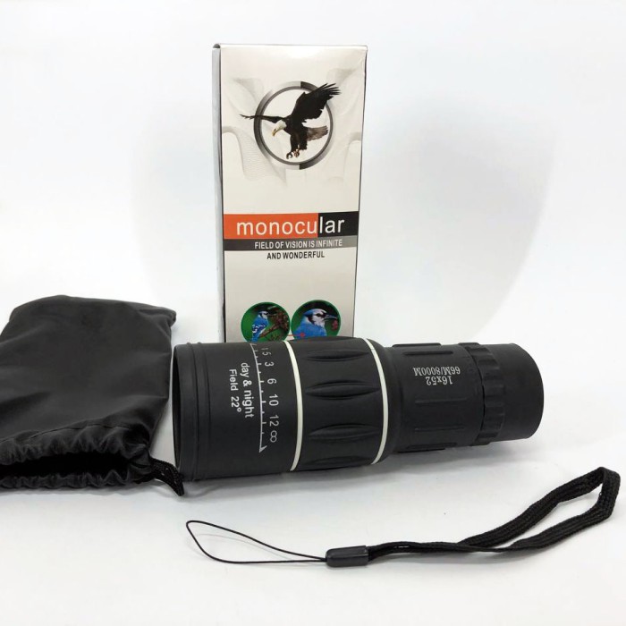 Монокуляр Bushnell 16x52 PowerView монокль, Бушнел, підзорна труба з чохлом QY-89