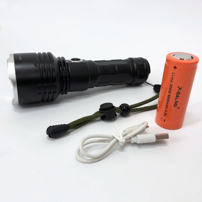 Світильник зі світлодіодним зарядним портом X-Balog BL-531-P90, Потужний ліхтарик для дому із зарядкою NT-93