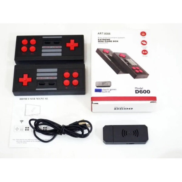 Ігрова консоль для телевізора Mini, Портативна ігрова ретро-відеоконсоль, Ретро приставка денді DX-62