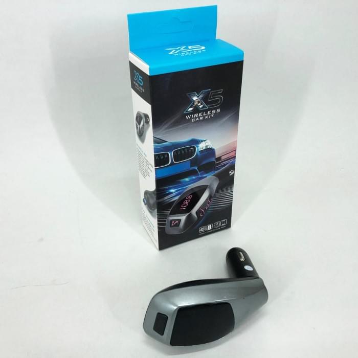 Авто-трансмітер з функцією Bluetooth X5 ВТ, Модулятор в машину від прикурювача, VZ-616 FM трансмітер