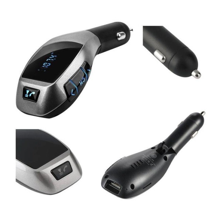 Автомобільний bluetooth fm модулятор X5 ВТ для автомагнітоли, mp3/фм трансмітер з дисплеєм