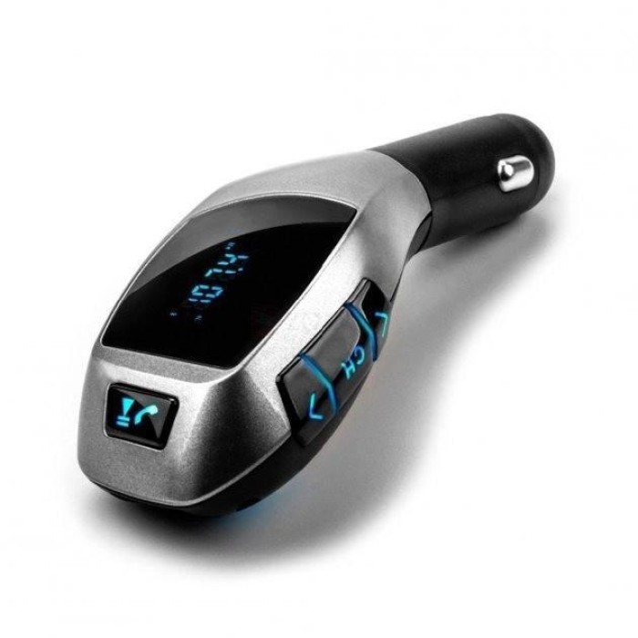 Автомобільний bluetooth fm модулятор X5 ВТ для автомагнітоли, mp3/фм трансмітер з дисплеєм