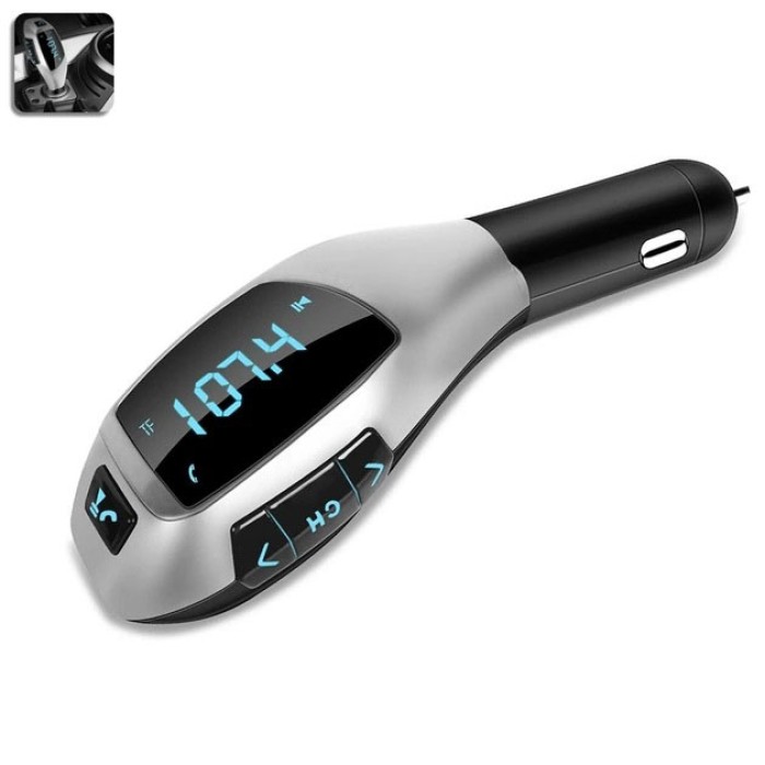 Автомобільний fm трансмітер з інтерфейсом bluetooth X5, Автомобільний модуль блютуз ZR-22