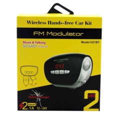 Пристрій для прослуховування аудіо в машині, Трансмітер для музики в машину Фм модулятор музика авто IA-93