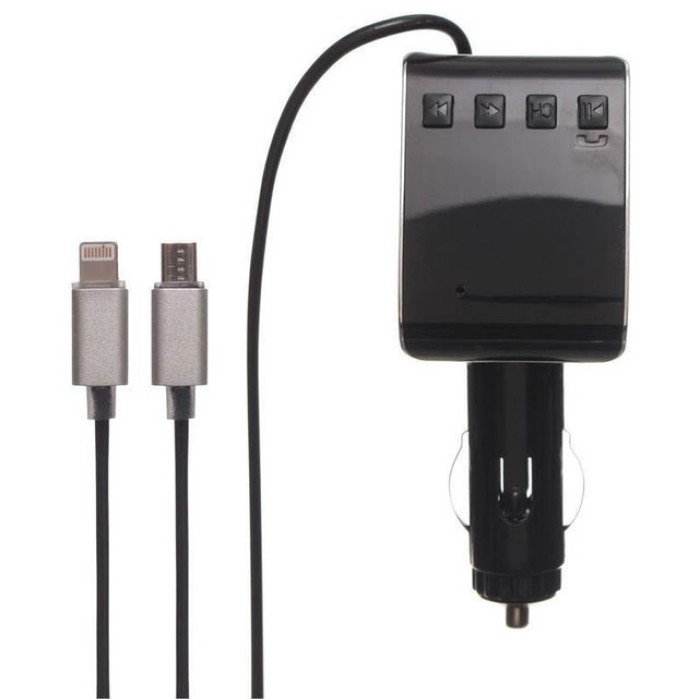 Bluetooth FM адаптер для автомагнітоли HZ H22 BT, Пристрій для відтворення музики в автомобілі OG-17