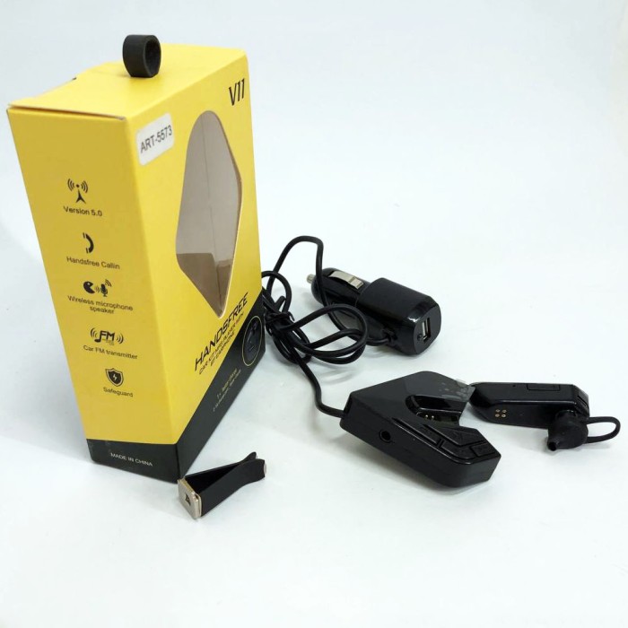 Bluetooth FM трансмітер FM V11 BT, Пристрій для бездротової передачі музики в машину SD-34