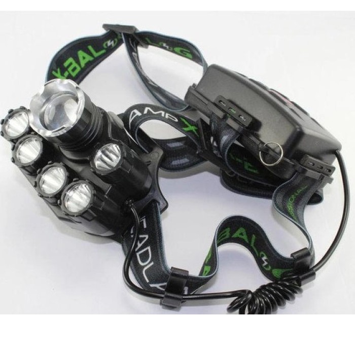 Ліхтар для нічної їзди Bailong BL-T78, Професійний світлодіодний ліхтарик на голову PU-21