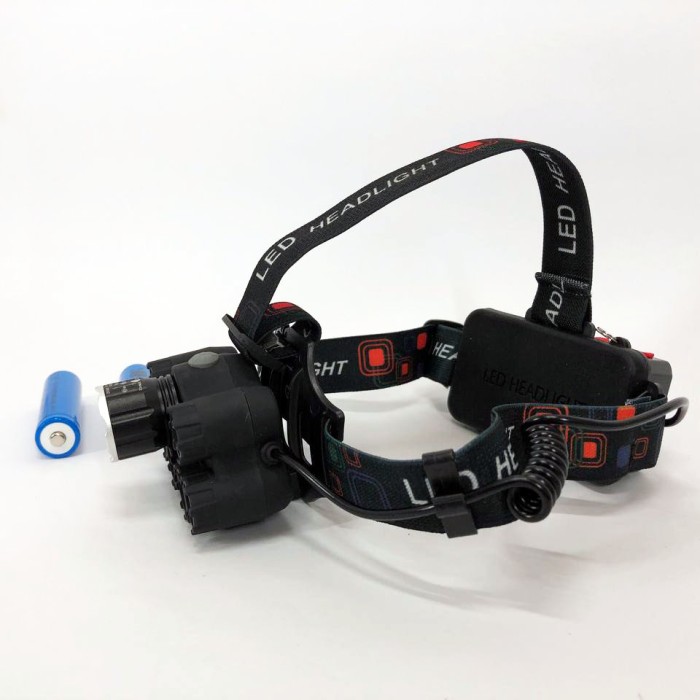 Ліхтар для нічної їзди Bailong BL-T78, Професійний світлодіодний ліхтарик на голову PU-21