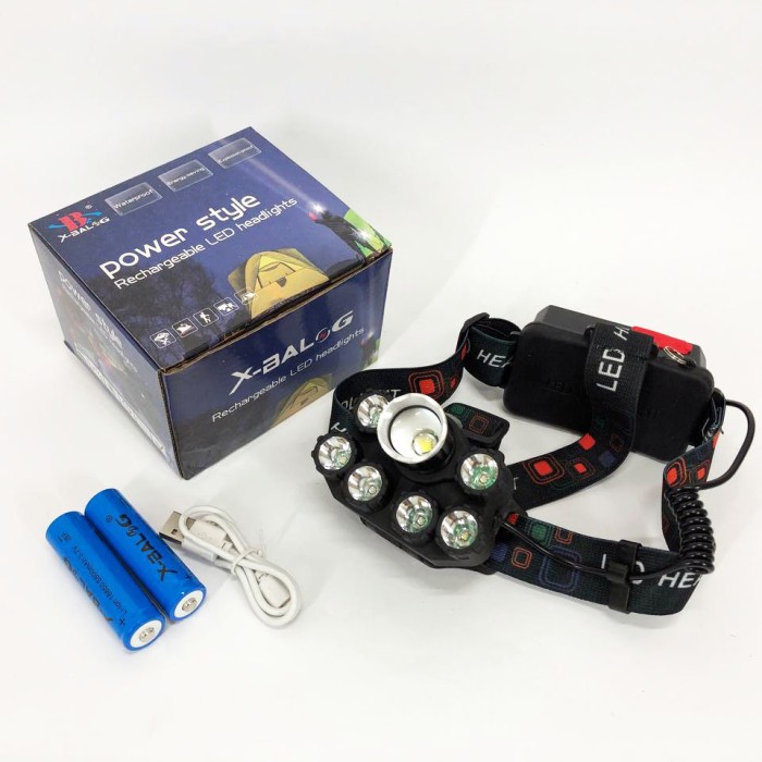 Ліхтар для нічної їзди Bailong BL-T78, Професійний світлодіодний ліхтарик на голову PU-21