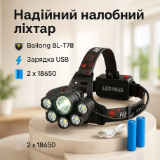 Налобний світлодіодний ліхтар для нічних прогулянок, Налобний ліхтар на голову, Головний ліхтарик HJ-63