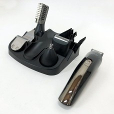 Електробритва для стрижки голови Kemei KM-600, Професійний тример з набором насадок PQ-28