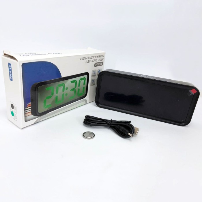Настільний годинник для дому DT-6508, Настільний годинник LED на батарейках LED SE-19