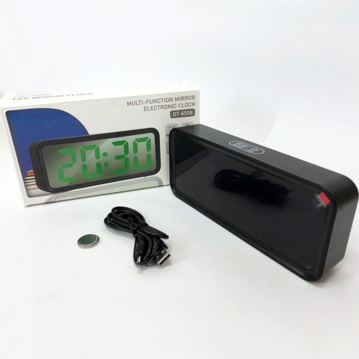 Настільний годинник для дому DT-6508, Настільний годинник LED на батарейках LED SE-19