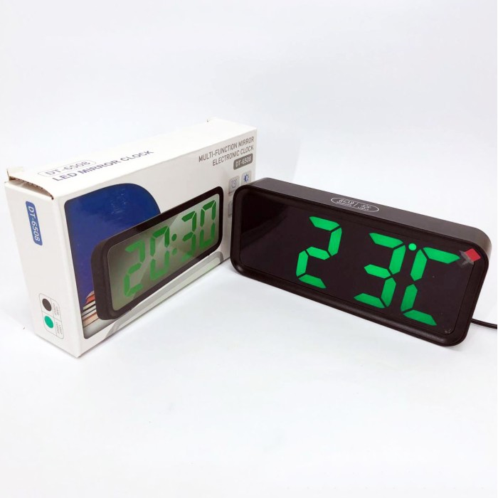 Настільний годинник для дому DT-6508, Настільний годинник LED на батарейках LED SE-19