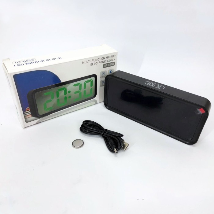 Настільний годинник для дому DT-6508, Настільний годинник LED на батарейках LED SE-19