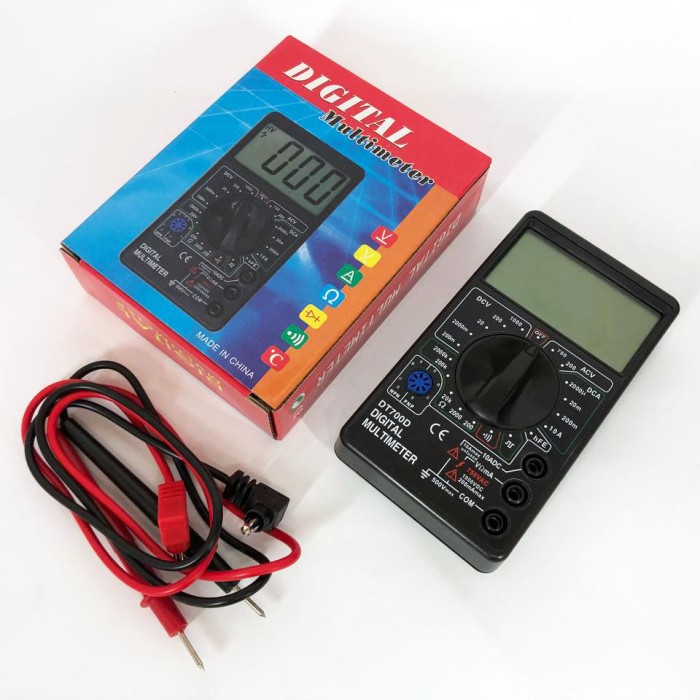 Мультиметр для тестування електрообладнання Digital Tech DT700D, Кращий цифровий мультиметр QI-88