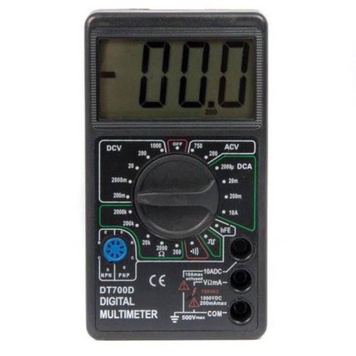 Мультиметр для тестування електрообладнання Digital Tech DT700D, Кращий цифровий мультиметр QI-88