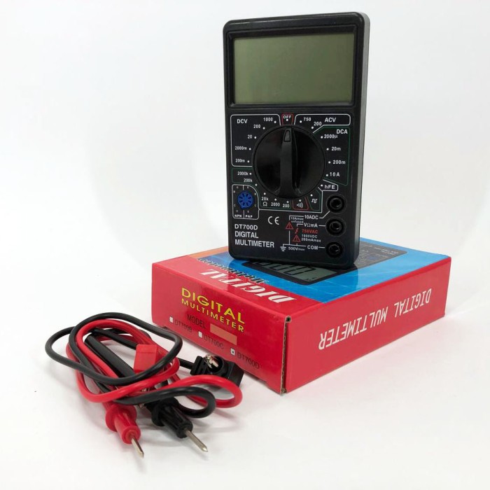 Мультиметр для тестування електрообладнання Digital Tech DT700D, Кращий цифровий мультиметр QI-88