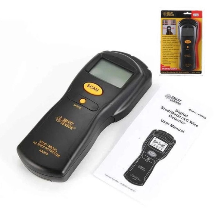 Шукач прихованої проводки та металу AR 906, детектор, індикатор, шукач, сканер GZ-98