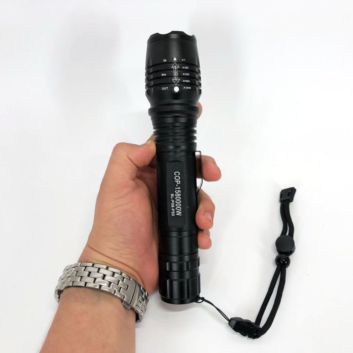 Точковий ручний ліхтар Bailong BL-P08-P50, Ручний аварійний ліхтар cob VW-40