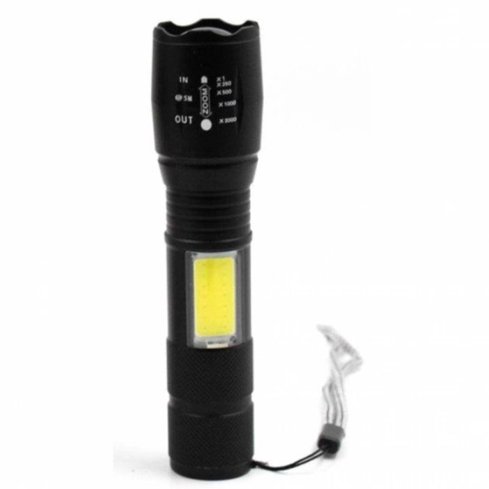 Ліхтар переносний з світлодіодною лампою Bailong, Потужний ліхтар для риболовлі Дуже яскравий DW-42