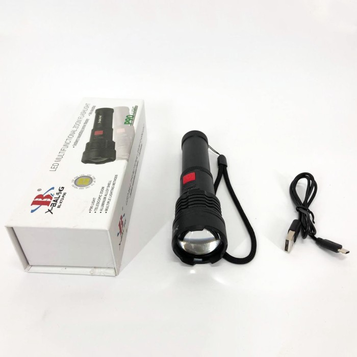 Кишеньковий тактичний ліхтар X-Balog BL-X72-P90 LED ліхтар переносний акумуляторний RI-34