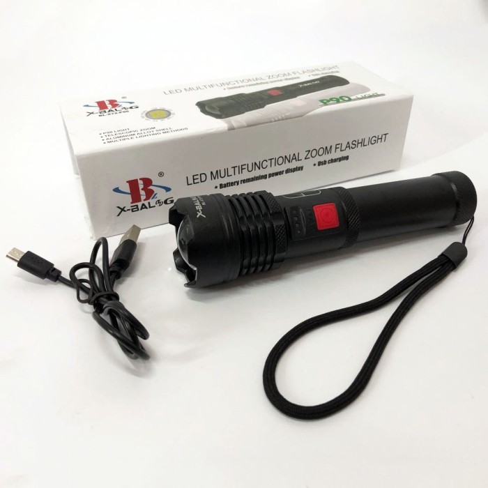 Кишеньковий тактичний ліхтар X-Balog BL-X72-P90 LED ліхтар переносний акумуляторний RI-34