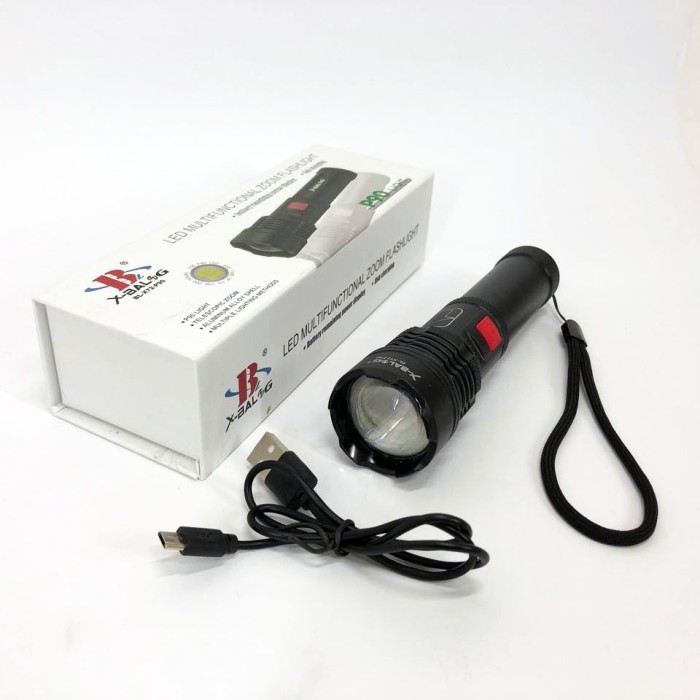 Ліхтар ручний металевий X-Balog BL-X72-P90, Ручний аварійний ліхтар із захистом від пилу PT-54