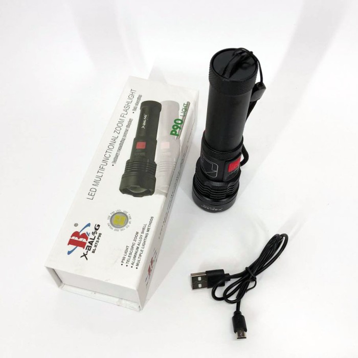 Ліхтар ручний металевий X-Balog BL-X72-P90, Ручний аварійний ліхтар із захистом від пилу PT-54