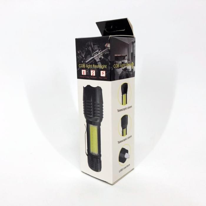 Портативний світлодіодний ліхтар із зарядкою Police Bailong BL-T6-19, Алюмінієвий WQ-847 ліхтар 18650