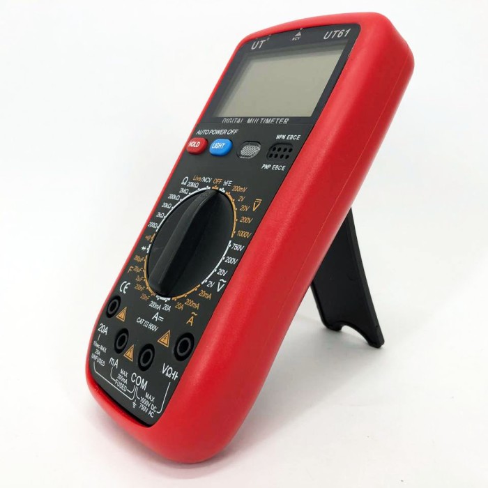 Мультиметр для електрообладнання Digital UT61, Цифровий мультиметр з функцією утримання даних AK-74