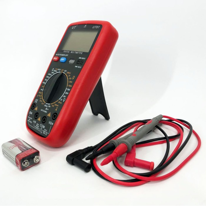 Мультиметр для електрообладнання Digital UT61, Цифровий мультиметр з функцією утримання даних AK-74