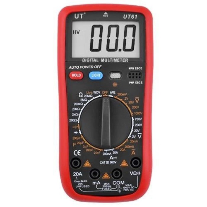 Портативний автомобільний мультиметр Digital UT61, IA-440 Вимірювальні прилади-мультиметри