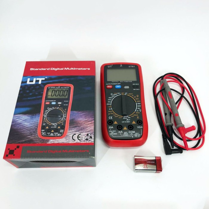 Портативний автомобільний мультиметр Digital UT61, IA-440 Вимірювальні прилади-мультиметри