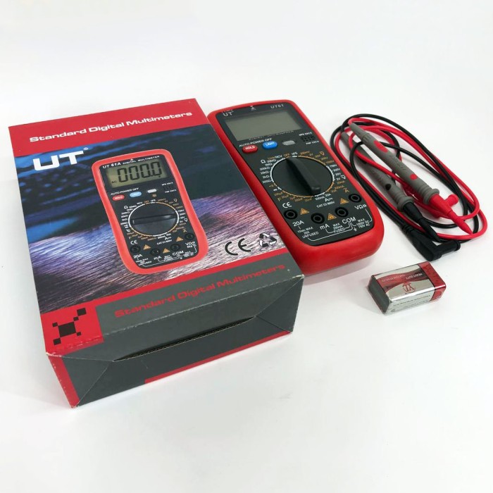 Портативний автомобільний мультиметр Digital UT61, IA-440 Вимірювальні прилади-мультиметри