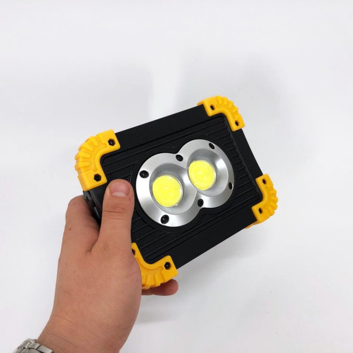 Яскрава світлодіодна лампа для походу X-Balog L802-20W-2COB+1W, Ліхтар прожектор світильник TD-45