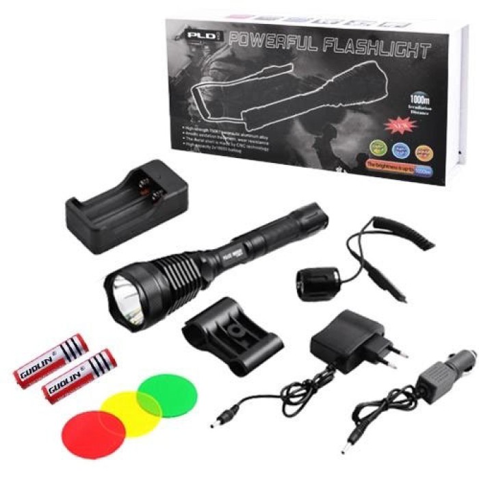 Ліхтарик військовий Police Q2800-T6, Багатофункціональний тактичний ліхтар, Ліхтар водозахищений HC-10