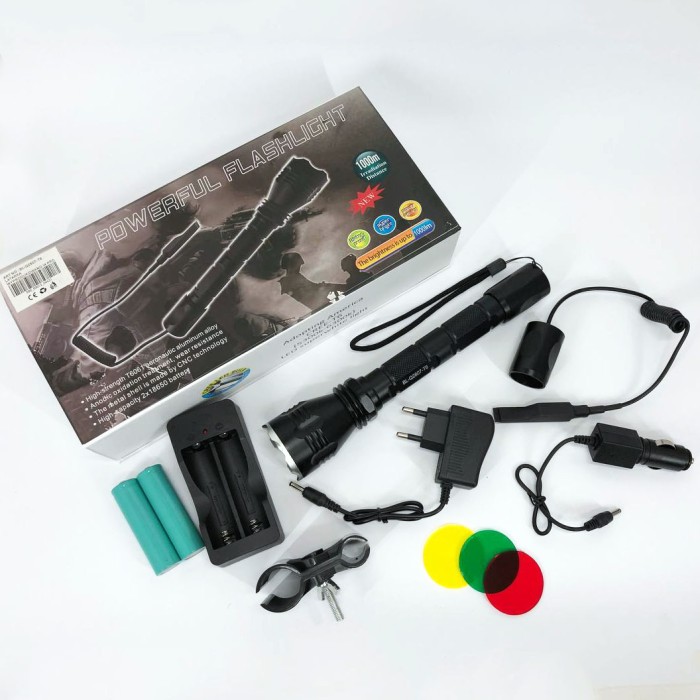 Світильник зі світлодіодним зарядним портом Police Q2807-T6, Компактний портативний ліхтар CJ-84