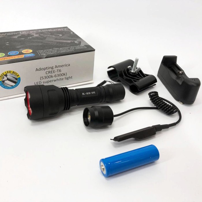 Ліхтарик на всі випадки Bailong BL-QC8-XPE, Тактичний ліхтар ручний, Потужні ручні ліхтарі sofirn TN-42