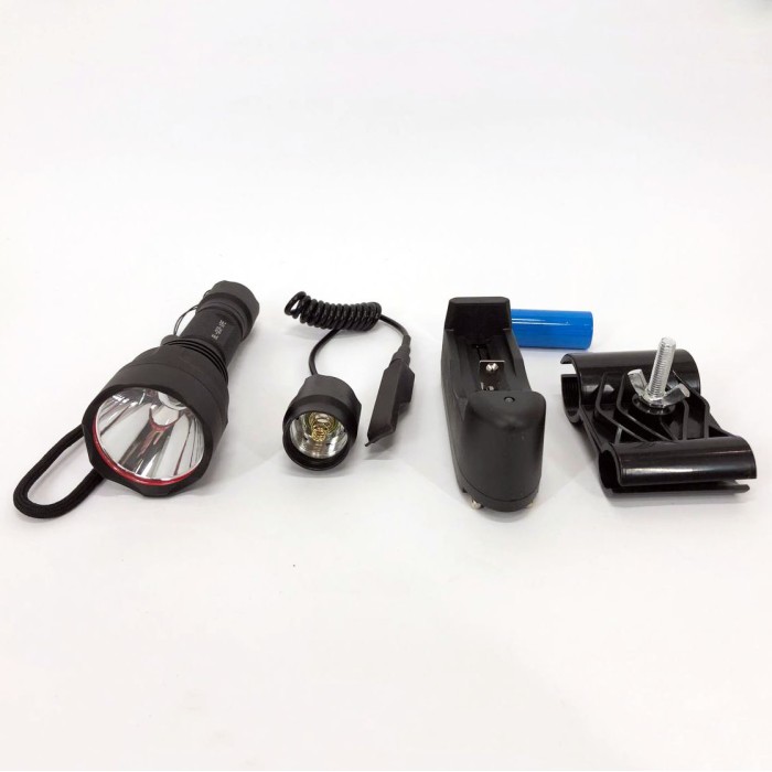 Потужний ліхтар для дому топ-ліхтарик, Ліхтар для дому з вбудованим акумулятором військовий зсу PO-88