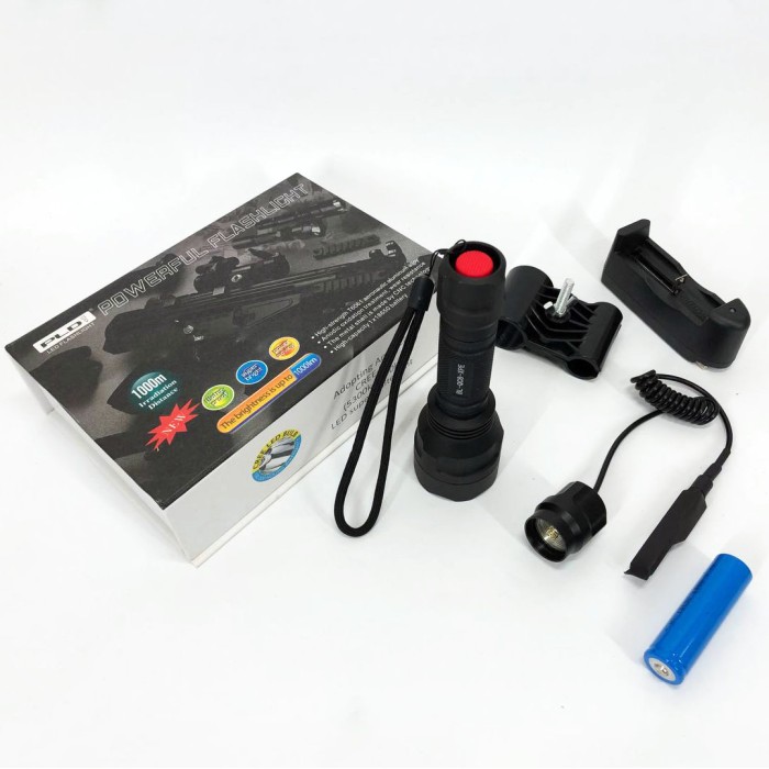 Потужний ліхтар для дому топ-ліхтарик, Ліхтар для дому з вбудованим акумулятором військовий зсу PO-88