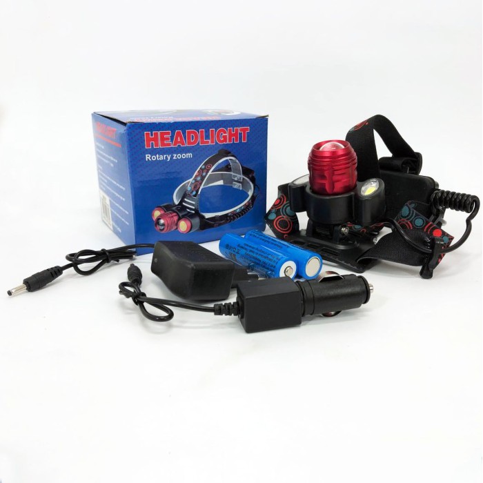 Ліхтар на лоб потужний 2117-T6+2COB, Ліхтар на лоб для будівельних робіт Ліхтарик голову для роботи DX-22