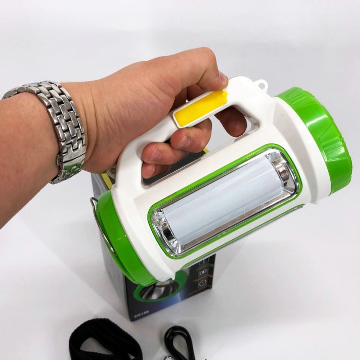 Ліхтарик світлодіодний для туриста 5158-LED-COB, Кемпінговий ліхтар c power bank, NT-411 Ліхтар прожектор