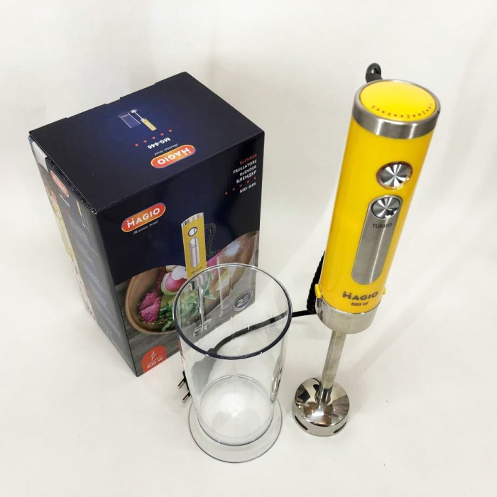 Блендер кухонний занурювальний з чашею Magio, Кухонний електричний подрібнювач-блендер PS-45