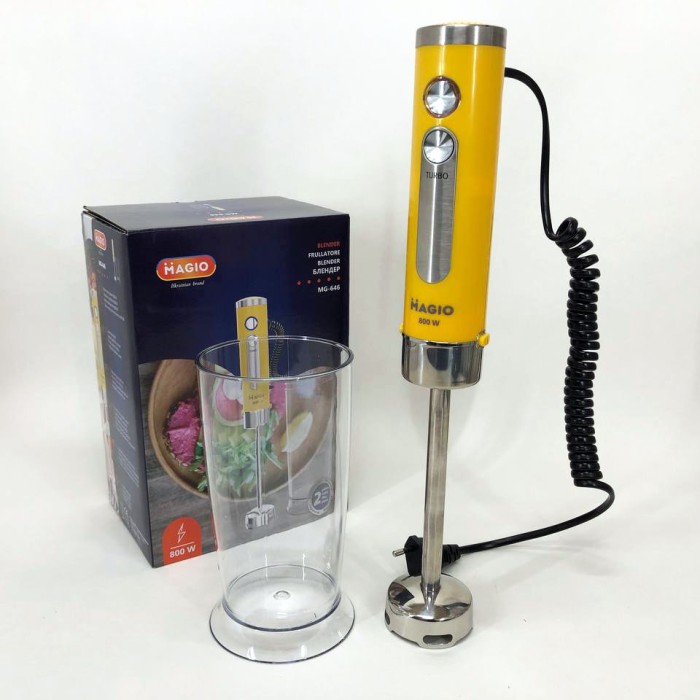 Блендер подрібнювач для коктейлів Magio, Блендери з насадками, Багатофункціональний кухонний комбайн SJ-39