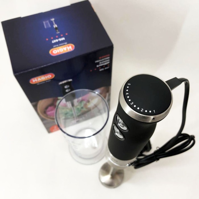 Блендер для соусів і пюре MAGIO, Занурювальний блендер з ручним управлінням нержавіюча сталь SH-47