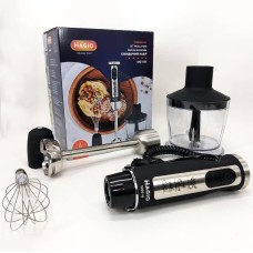 Електричний блендер подрібнювач MAGIO MG-644 1200 Вт, Блендер класичний з тихим режимом MJ-90