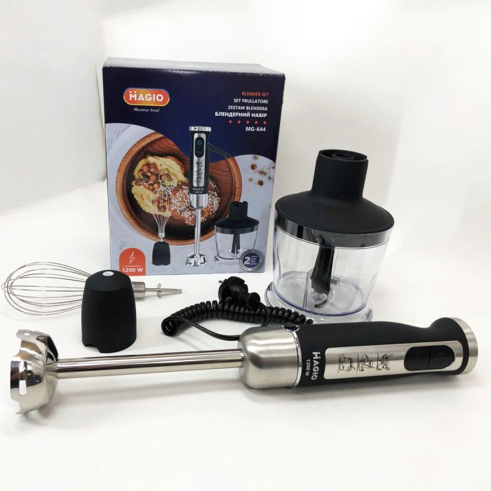 Блендер занурювальний красивий, Гарний занурювальний блендер для дому Кухонний з терками TU-59