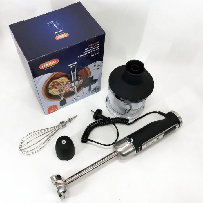 Блендер занурювальний красивий, Гарний занурювальний блендер для дому Кухонний з терками TU-59