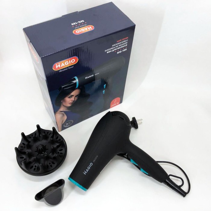 Фен побутовий для волосся Magio, Фен з режимом іонізації Жіночий потужний для укладання волосся LP-36
